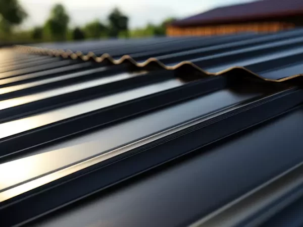Modern roof made of metal sheet